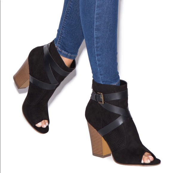 Perla open toe booties - Picture 4 of 14